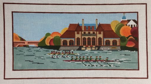 click here to view larger image of Rowing on the Charles (hand painted canvases)