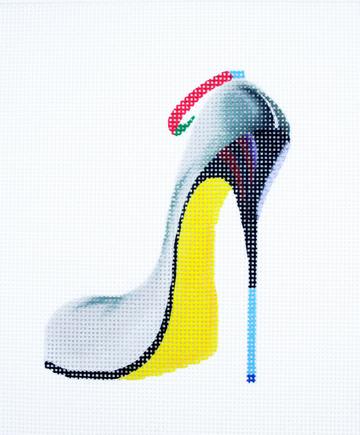click here to view larger image of Stiletto 1 (hand painted canvases)