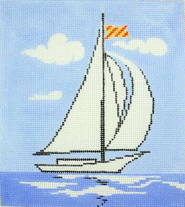 click here to view larger image of Sailing (hand painted canvases)