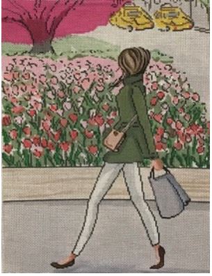 click here to view larger image of Tulip Garden (hand painted canvases)