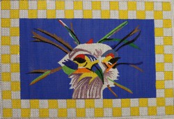 click here to view larger image of Secretary Bird (hand painted canvases)