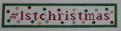 click here to view larger image of # First Christmas (hand painted canvases)