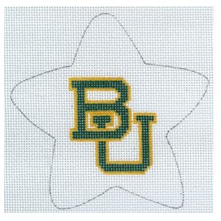 click here to view larger image of Star - Football Baylor University (hand painted canvases)