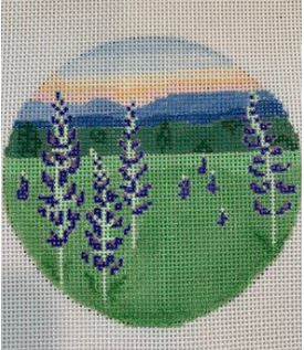 click here to view larger image of Lupine Field (hand painted canvases)