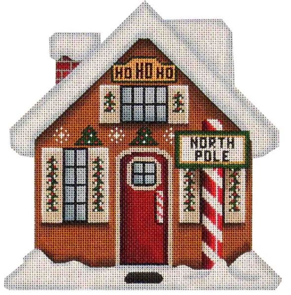 click here to view larger image of North Pole Cottage (hand painted canvases)