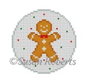 click here to view larger image of Gingerbread Boy (hand painted canvases)