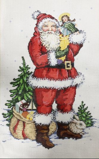 click here to view larger image of Doll from Santa, A (hand painted canvases)