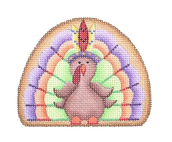 click here to view larger image of Native American Turkey (hand painted canvases)