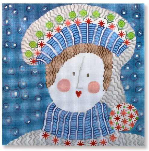 click here to view larger image of Lady of Winter (hand painted canvases)