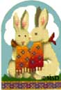 click here to view larger image of Rabbits - Fancy 3D Ark Collection (hand painted canvases)