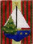 click here to view larger image of Sailboat  (hand painted canvases)