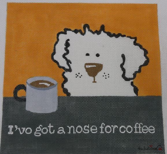 click here to view larger image of Nose for Coffee (hand painted canvases)