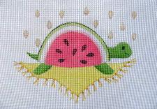 click here to view larger image of August - Melon Turtle (hand painted canvases)