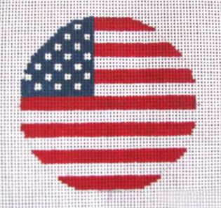 click here to view larger image of USA Flag   (hand painted canvases)
