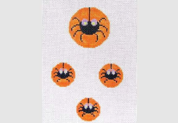 click here to view larger image of Spider Family (hand painted canvases)