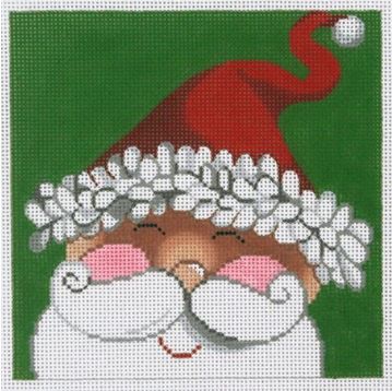 click here to view larger image of Happiest Santa (hand painted canvases)