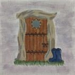 click here to view larger image of Fairie Door w/Wellies (hand painted canvases)