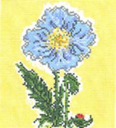 click here to view larger image of Himalayan Poppy  (hand painted canvases)