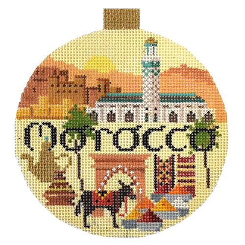 click here to view larger image of Travel Round - Morocco (hand painted canvases)