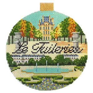 click here to view larger image of Travel Round - Le Tuileries (hand painted canvases)