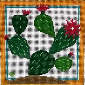 click here to view larger image of Prickly Pear Cactus (hand painted canvases)