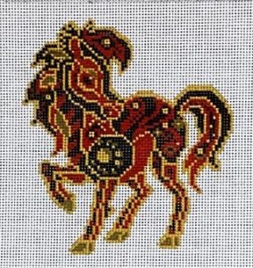 click here to view larger image of Chinese Zodiac - Horse (hand painted canvases)