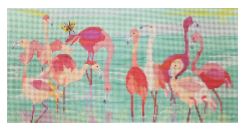 click here to view larger image of Flamingo Party (hand painted canvases)