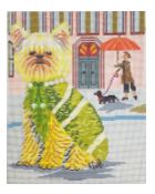 click here to view larger image of Mode de Chien (hand painted canvases)