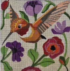 click here to view larger image of Spring Hummingbird (hand painted canvases)