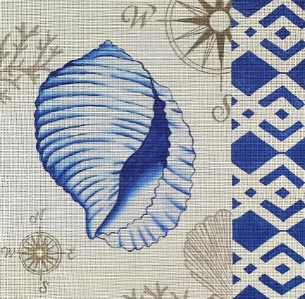 click here to view larger image of Tahitian Seashell (hand painted canvases)