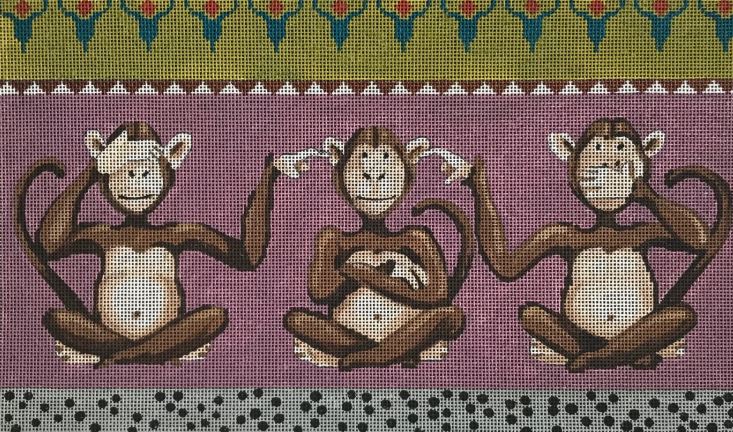 click here to view larger image of 3 Monkeys (hand painted canvases)