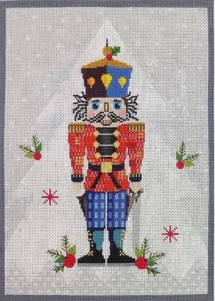 click here to view larger image of Nutcracker w/Tree (hand painted canvases)