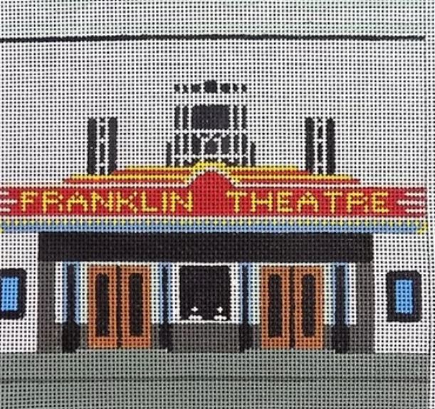 click here to view larger image of Franklin Theater (hand painted canvases)