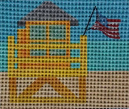 click here to view larger image of Lifeguard Tower (hand painted canvases)