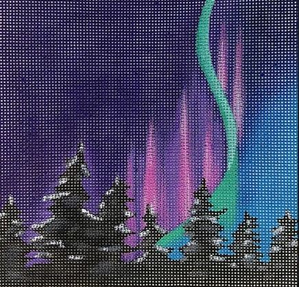 click here to view larger image of Northern Lights (hand painted canvases)