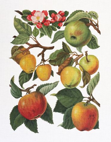 click here to view larger image of Blossoms and Apples (hand painted canvases)