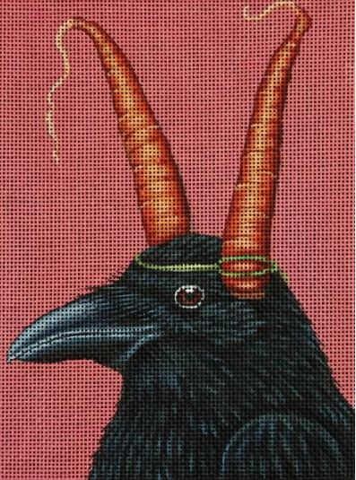 click here to view larger image of Easter Raven (hand painted canvases)
