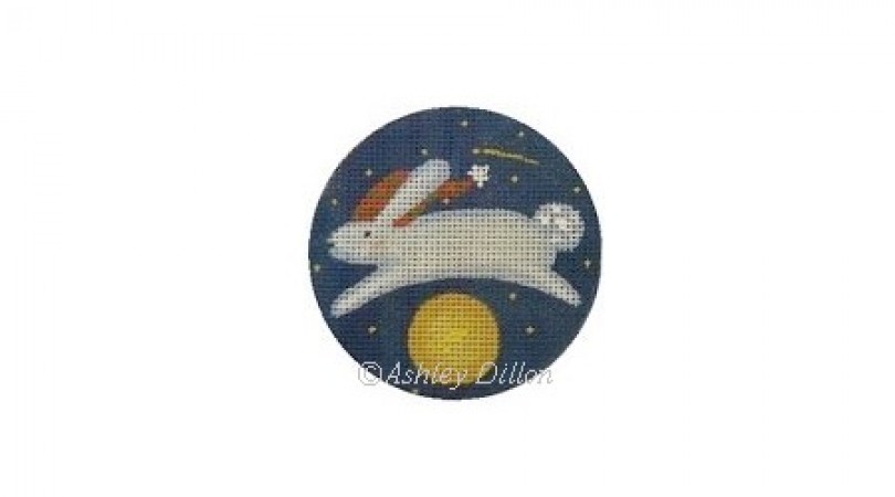 click here to view larger image of Moon Rabbit (hand painted canvases)