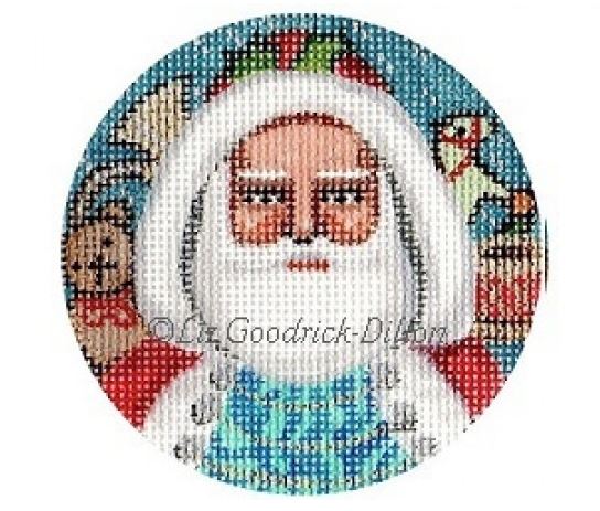 click here to view larger image of Santa and Toys (hand painted canvases)