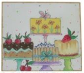 click here to view larger image of Theres Never Too Much Cake (hand painted canvases)