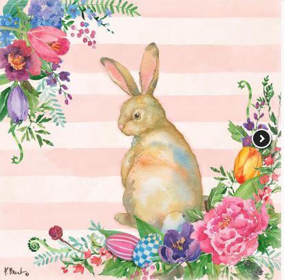 click here to view larger image of Juliette Bunny II (hand painted canvases)