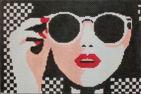 click here to view larger image of Sunglasses Bag (hand painted canvases)