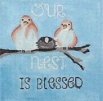 click here to view larger image of Our Nest is Blessed (hand painted canvases)