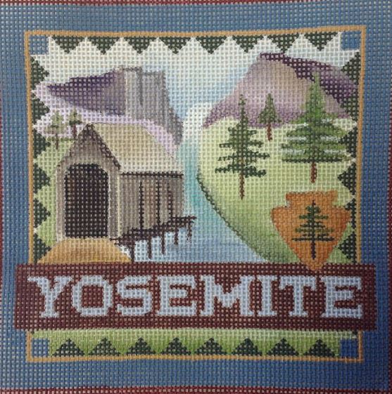 click here to view larger image of Postcard - Yosemite (hand painted canvases)