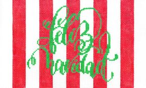 click here to view larger image of Feliz Navidad (hand painted canvases)