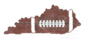 click here to view larger image of Football State Shaped - Kentucky (hand painted canvases)