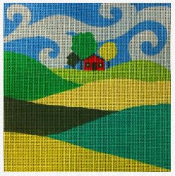 click here to view larger image of Hills (hand painted canvases)