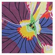 click here to view larger image of Purple Pansy Face (hand painted canvases)