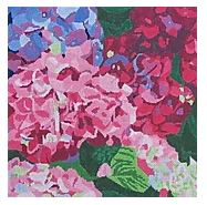 click here to view larger image of Hydrangea Dazzle (hand painted canvases)