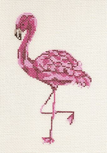 click here to view larger image of Pink Flamingo (hand painted canvases)